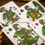 Babylon Forest Green Playing Cards