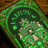 Babylon Forest Green Playing Cards