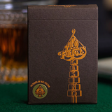 Ace Fulton's Casino 10th Year Anniversary Tobacco Brown Playing Cards