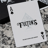 Ace Fulton's Casino Black Playing Cards
