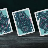 Owl Blue Playing Cards