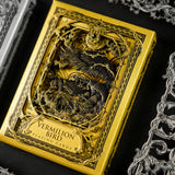 Vermilion Bird Black Gold Box Set Playing Cards