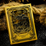 Vermilion Bird Black Gold Box Set Playing Cards
