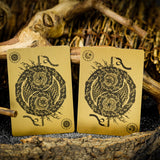 Vermilion Bird Black Gold Box Set Playing Cards
