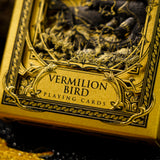 Vermilion Bird Black Gold Box Set Playing Cards