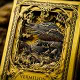 Vermilion Bird Black Gold Box Set Playing Cards