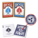 Bicycle League Back Red Playing Cards