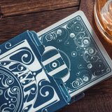 Smoke and Mirrors v8 Blue Set Playing Cards (2 Decks)