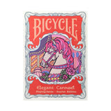 Bicycle Elegant Carousel Scarlet Red Playing Cards