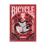 Bicycle Edo Karuta Red Playing Cards