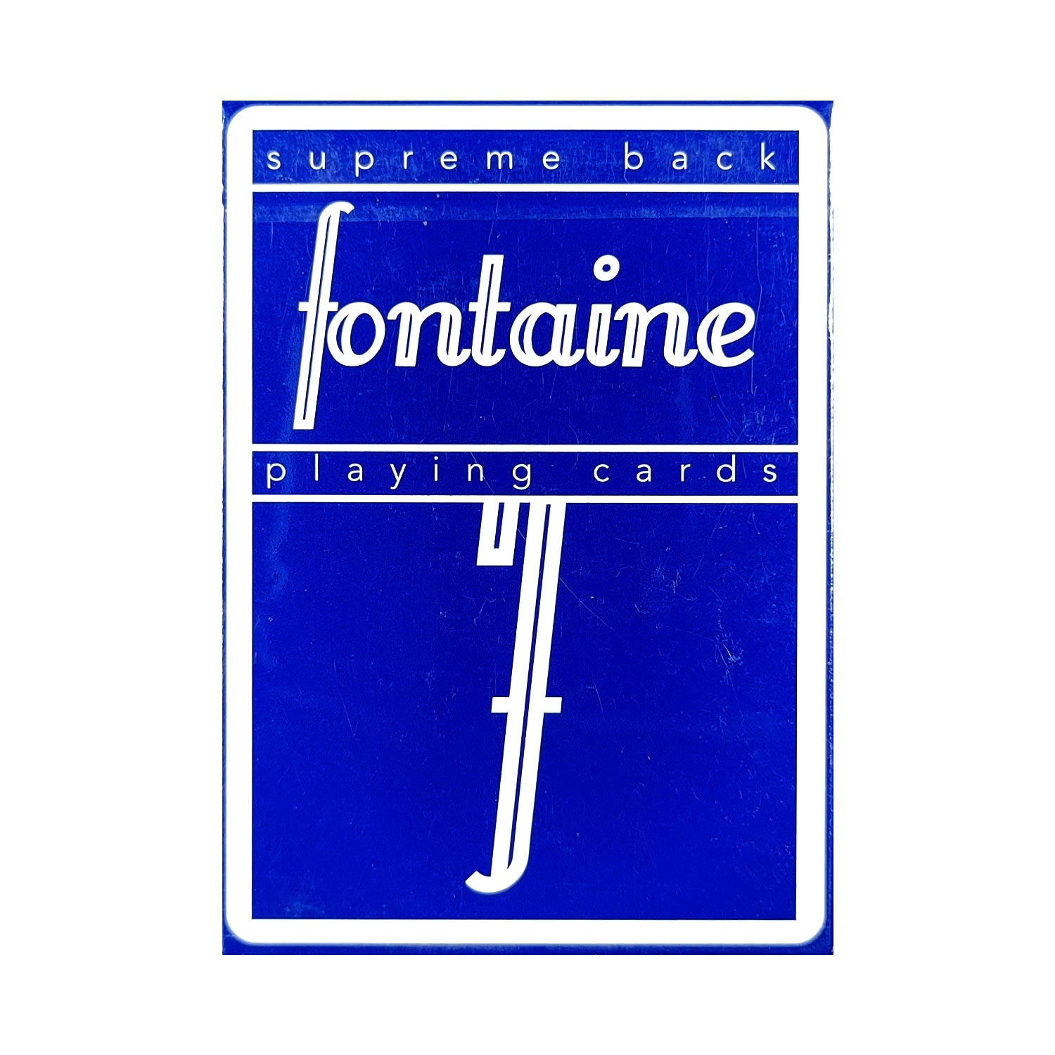 Fontaine Supreme Back Blue Playing Cards – RunIt Decks