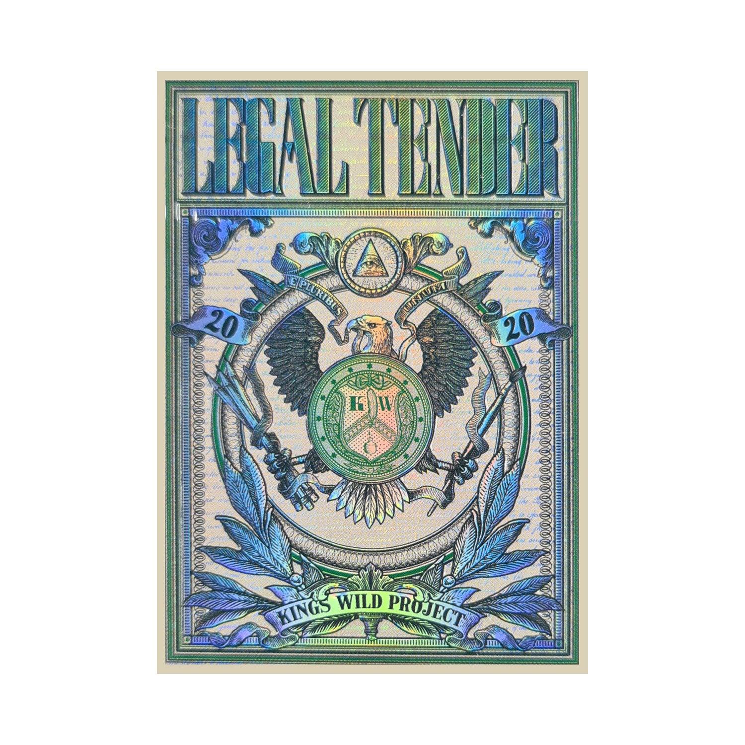 Legal Tender Holographic Edition v3 Playing Cards RunIt Decks Legal Tender Holographic Edition v3 Playing Cards RunIt Decks
