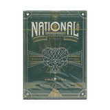 National Green Playing Cards