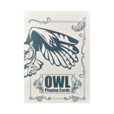 Owl Blue Playing Cards