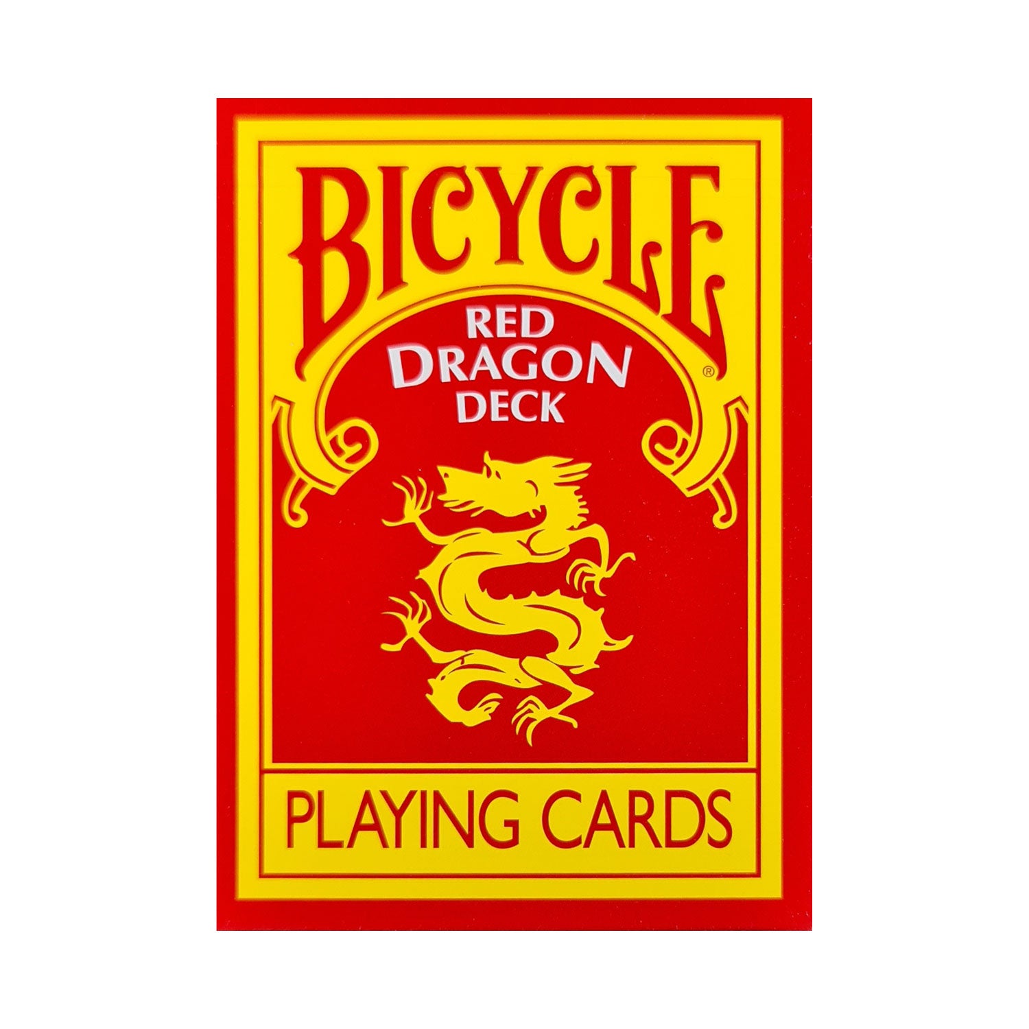 Bicycle Red Dragon Playing Cards
