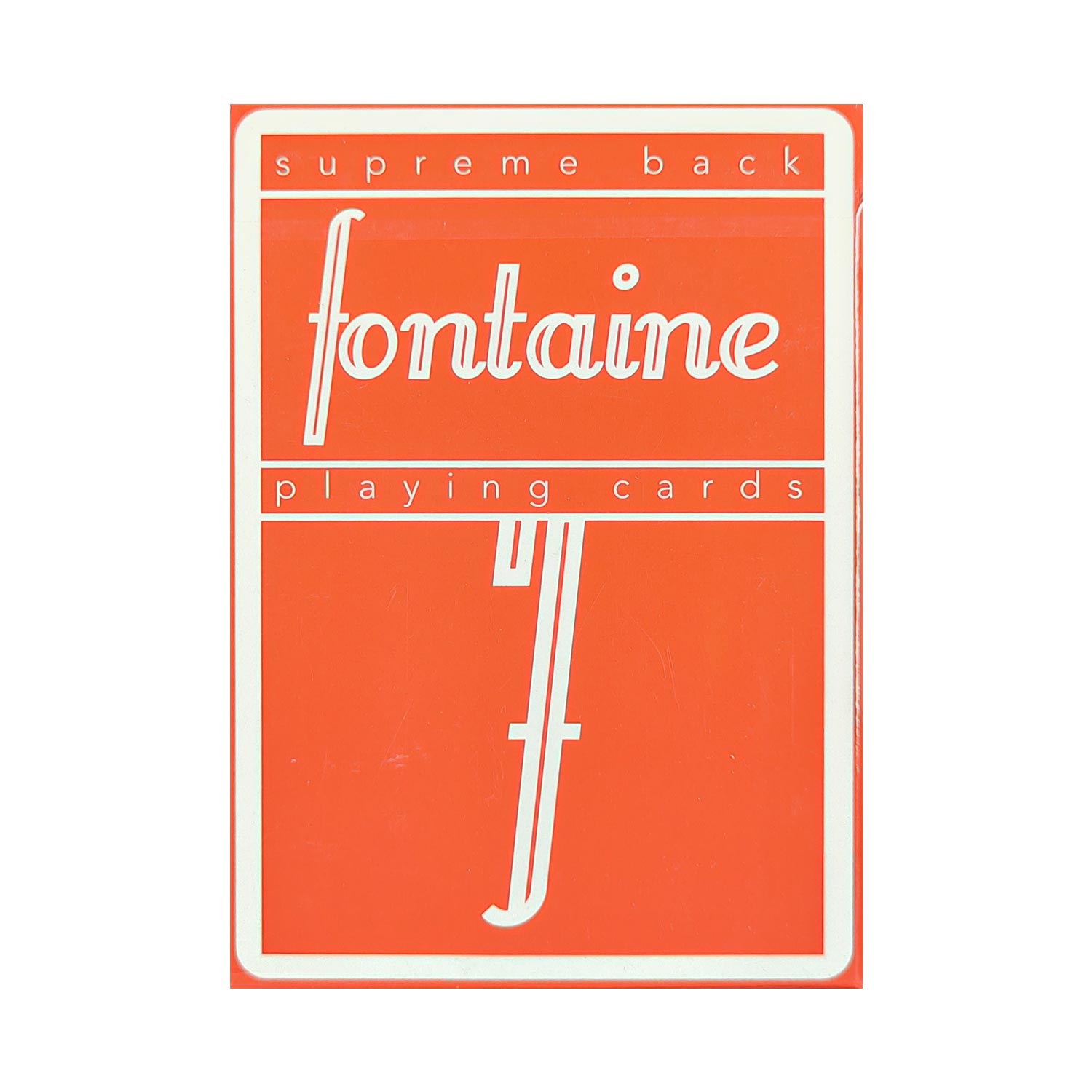 Fontaine Supreme Back Red Playing Cards – RunIt Decks