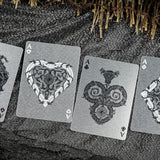 Black Tortoise Black Gold Box Set Playing Cards