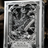 Black Tortoise Black Gold Box Set Playing Cards