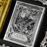 Black Tortoise Black Gold Box Set Playing Cards