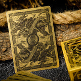 Black Tortoise Black Gold Box Set Playing Cards