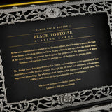 Black Tortoise Black Gold Box Set Playing Cards