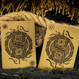 Black Tortoise Black Gold Box Set Playing Cards