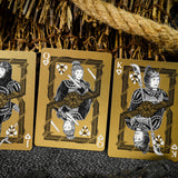Black Tortoise Black Gold Box Set Playing Cards