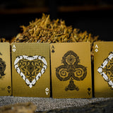 Black Tortoise Black Gold Box Set Playing Cards
