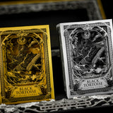 Black Tortoise Black Gold Box Set Playing Cards