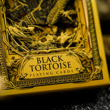 Black Tortoise Black Gold Box Set Playing Cards