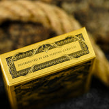 Black Tortoise Black Gold Box Set Playing Cards