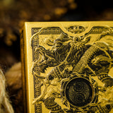 Black Tortoise Black Gold Box Set Playing Cards