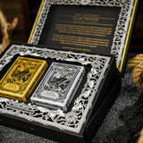 Black Tortoise Black Gold Box Set Playing Cards