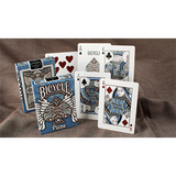 Bicycle Pluma Blue Playing Cards