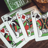 Smoke and Mirrors v8 Green Deluxe Playing Cards
