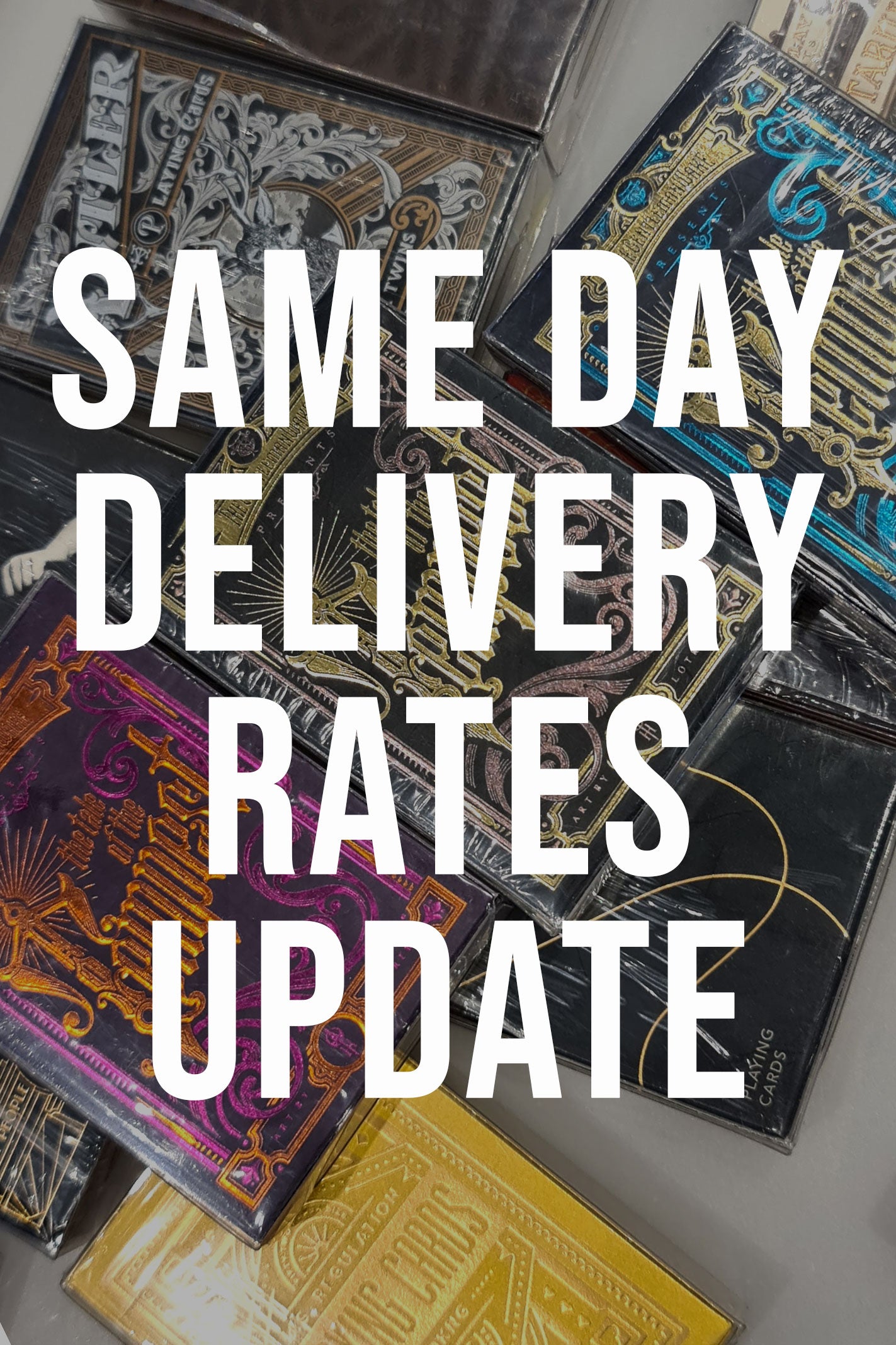 Same Day Delivery Rates Update