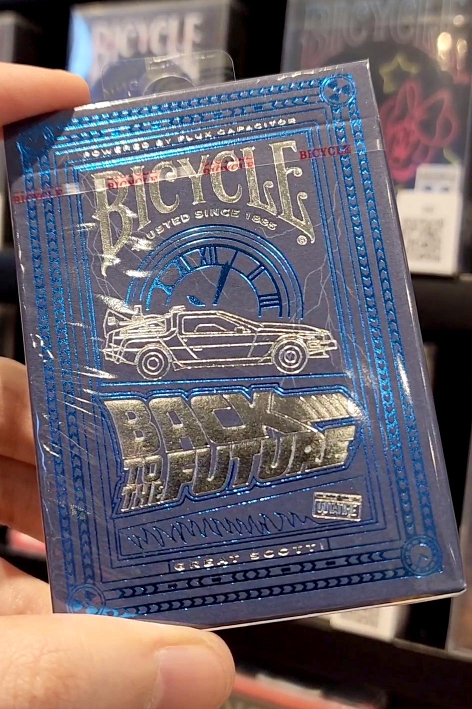Back to the Future Playing Cards 🏎️⏱️