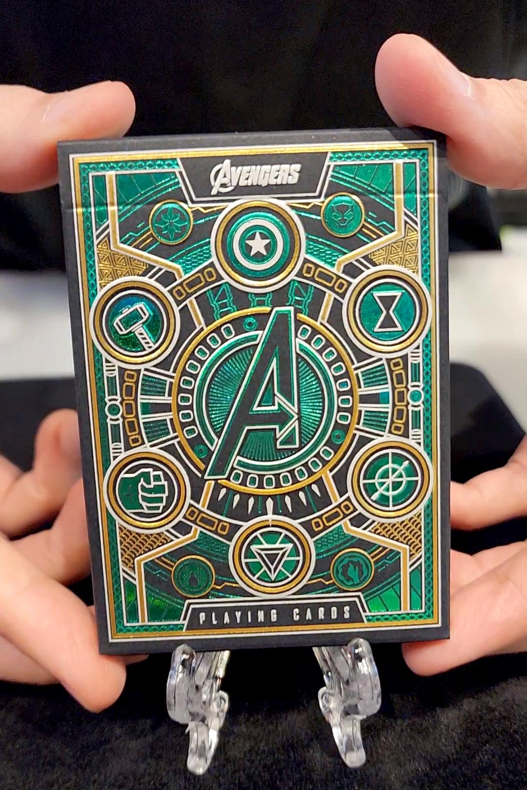 Avengers Green Playing Cards!