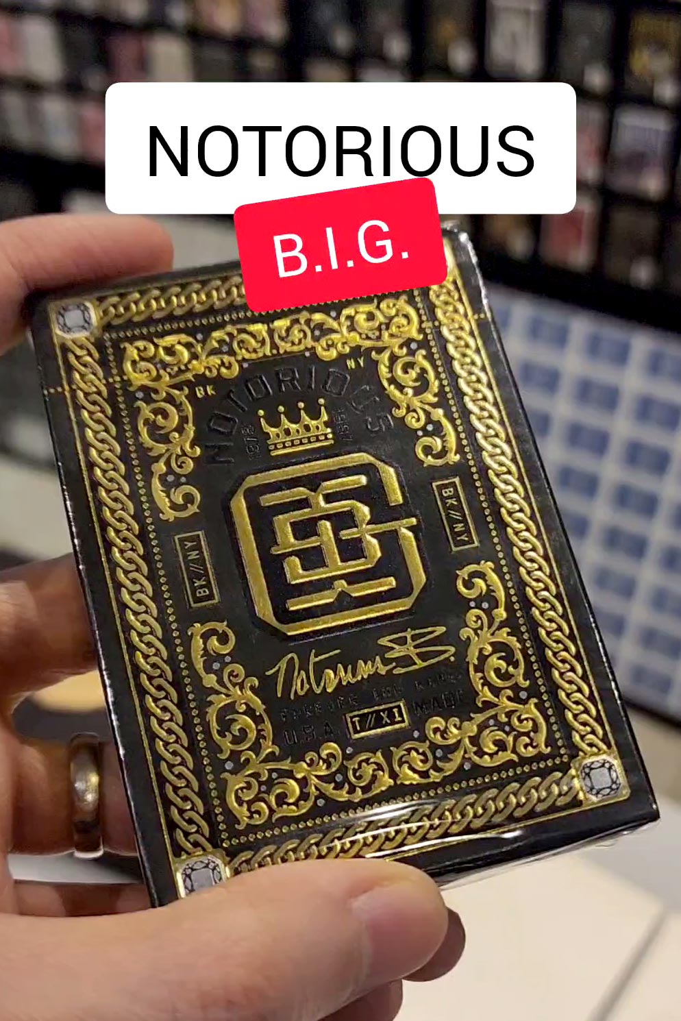 Notorious B.I.G. Playing Cards!