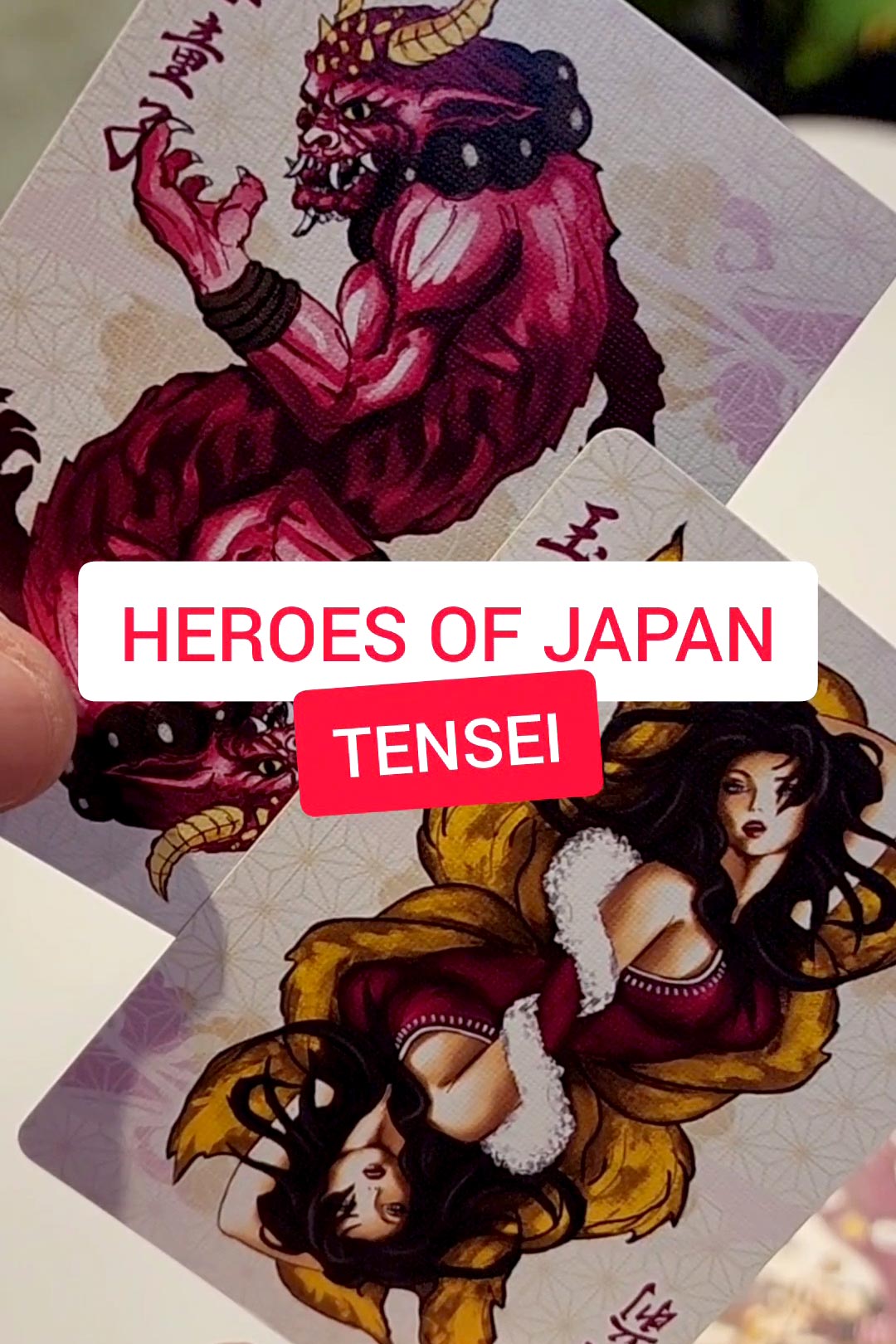 Tensei Heroes of Japan Playing Cards!