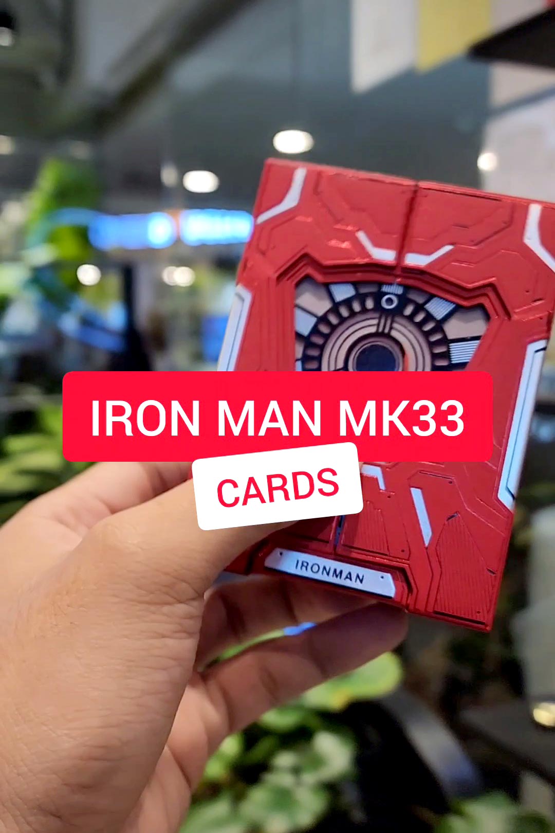 The Iron Man Mark 33 Playing Cards
