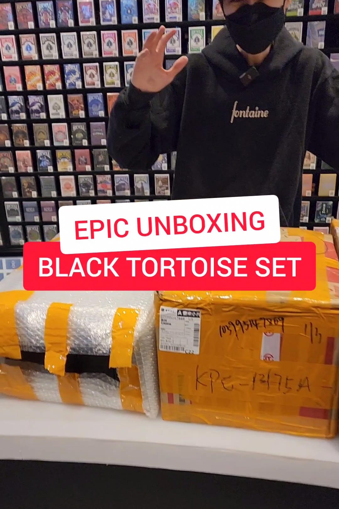 Epic Unboxing of Black Tortoise Set!