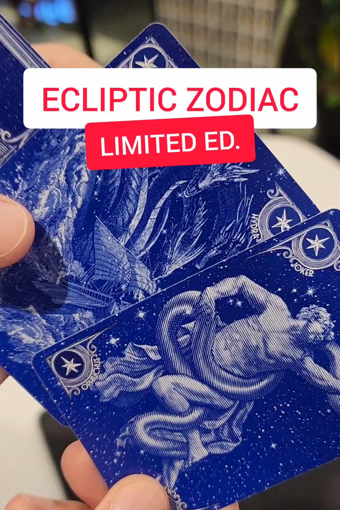 Ecliptic Zodiac Limited Edition Playing Cards!