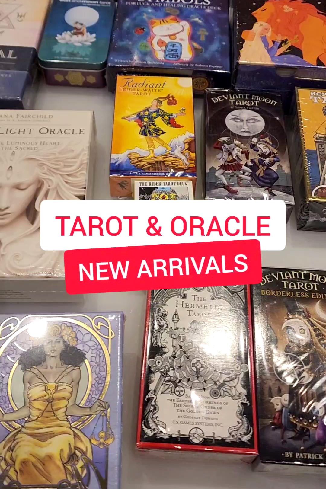 Tarot and Oracle Cards New Arrivals!