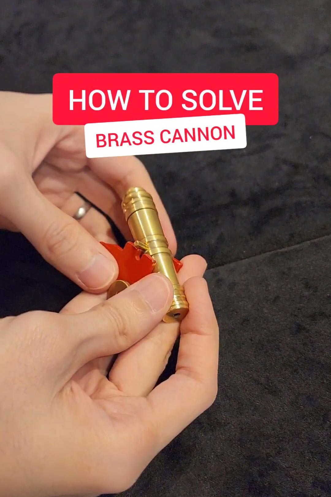 How to Solve the Brass Cannon Puzzle