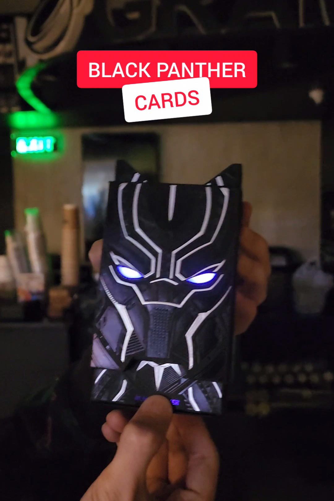 Black Panther Playing Cards by Cardmafia