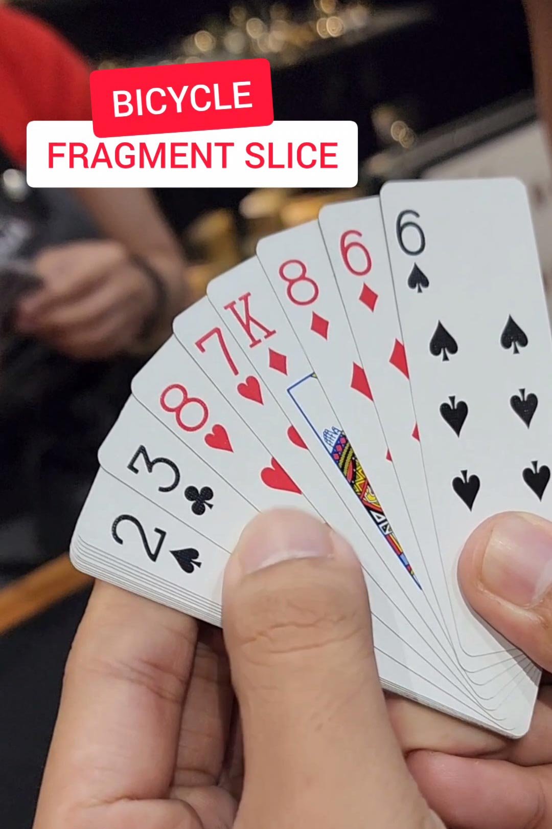 Bicycle Fragment "Slice" Playing Cards