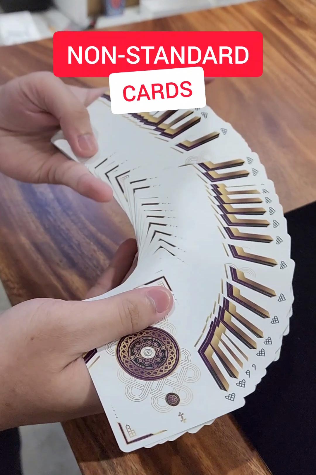 What are non-standard deck of playing cards?