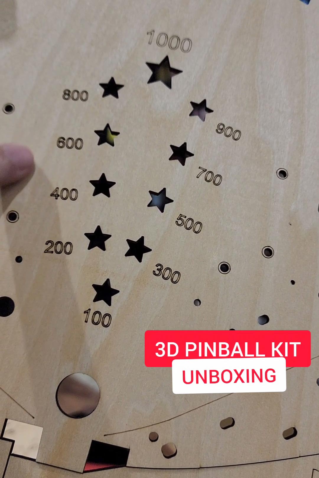 Unboxing the 3D Pinball DIY Mechanical Puzzle Kit
