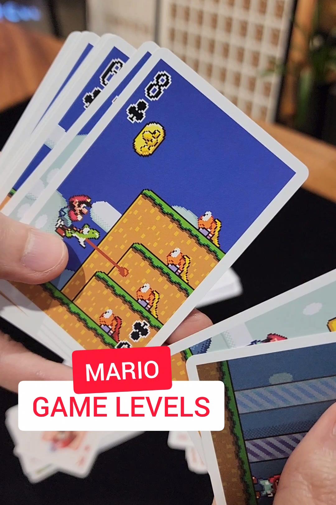 Unboxing the Nintendo Game Levels Playing Cards
